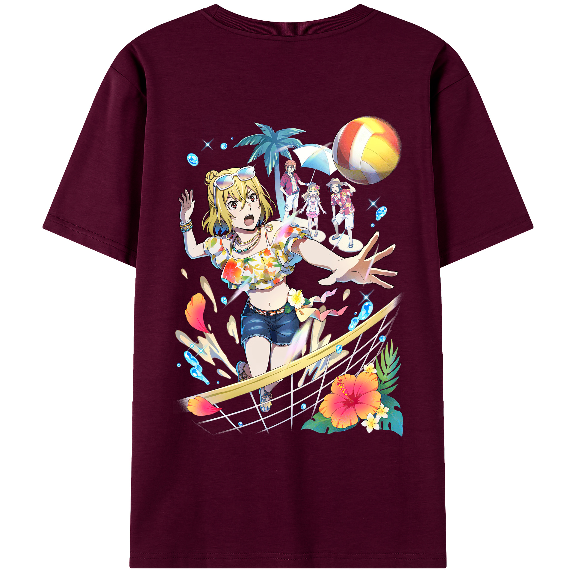 （画像用） 文豪ストレイドッグス Bungo Stray Dogs レディース半袖Tシャツ(バックプリント)